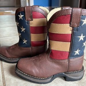 Boys Durango Patriotic Cowboy Boots